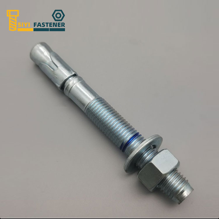 พุกลิ่มสังกะสีชุบเหล็กกล้าคาร์บอนพร้อมคลิปหนีบ Hilti
